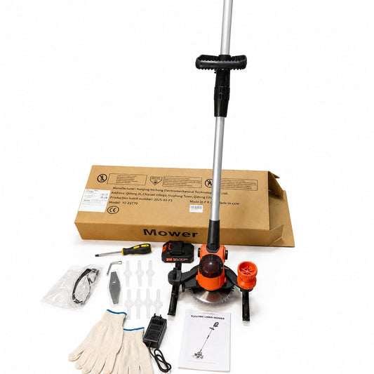 Lawn Mower & Grass Trimmer YZ-225TD 21V – Cordless Garden Trimmer