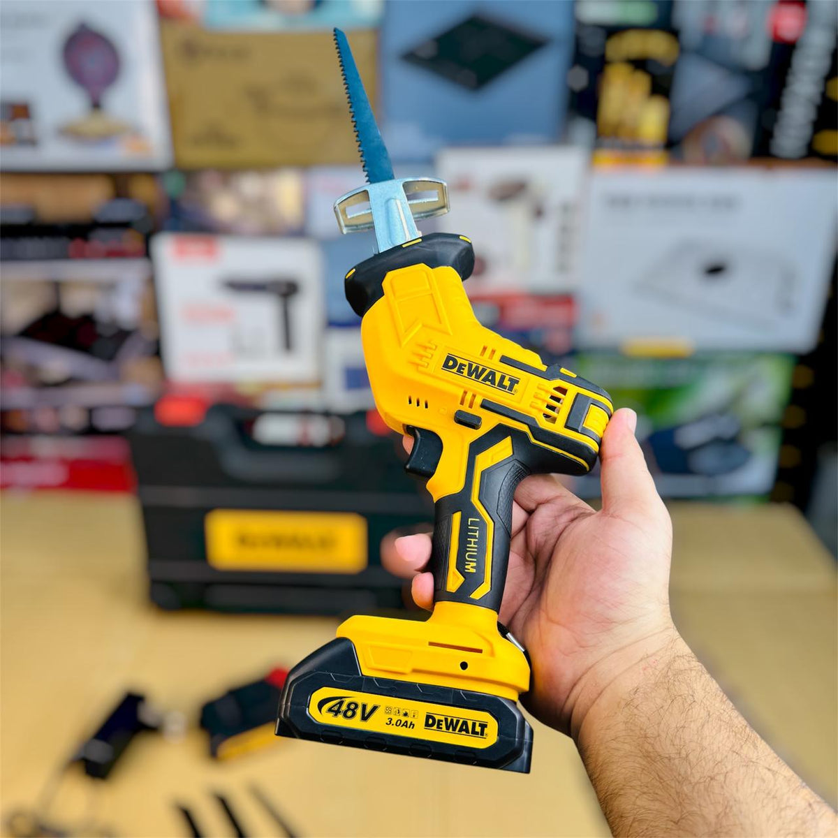 DeWalt Sawzall Cordless Reciprocating Saw with 2 Batteries