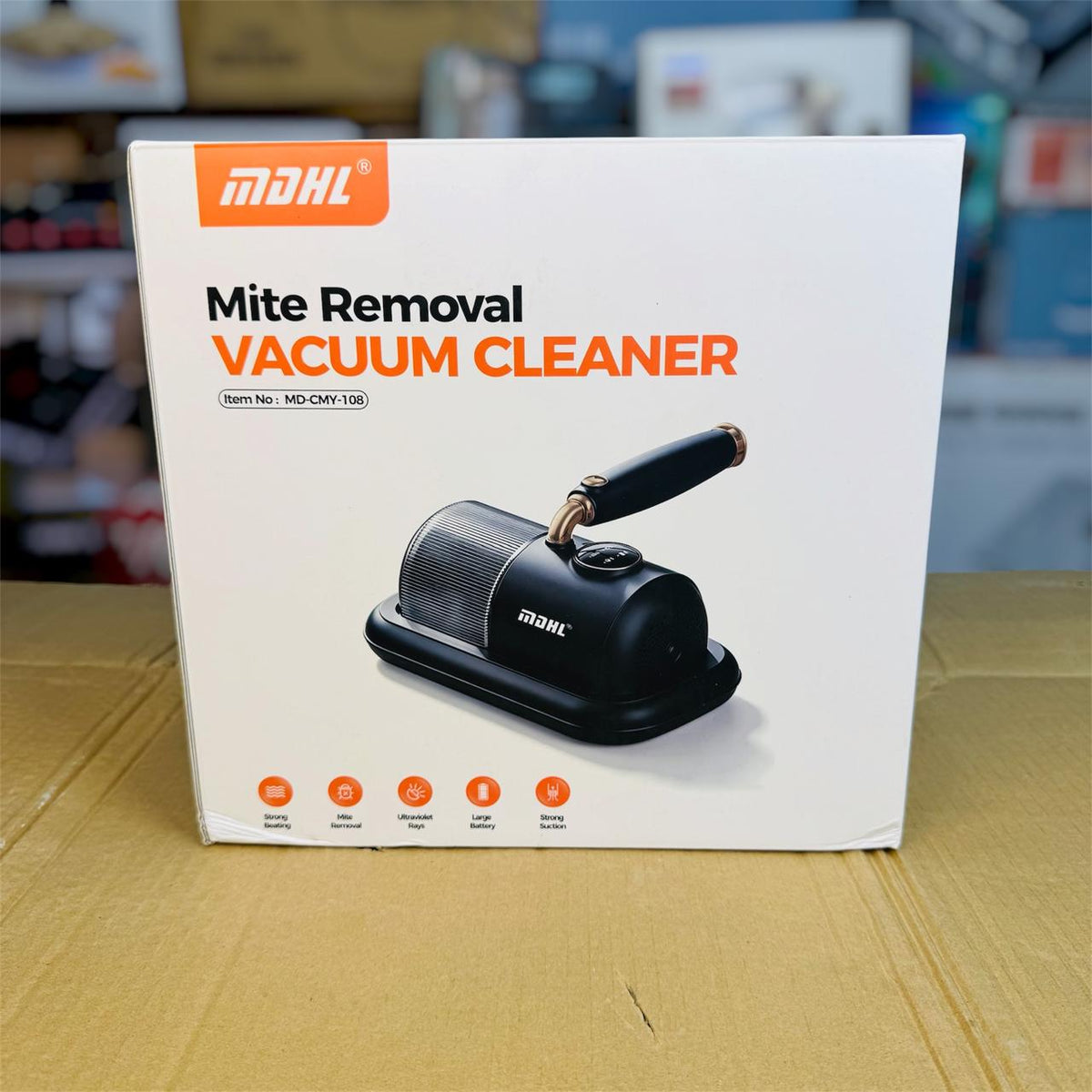 MDHL Mite Removal Vacuum Cleaner MD-CMY-106 – UV Dust Mite Vacuum