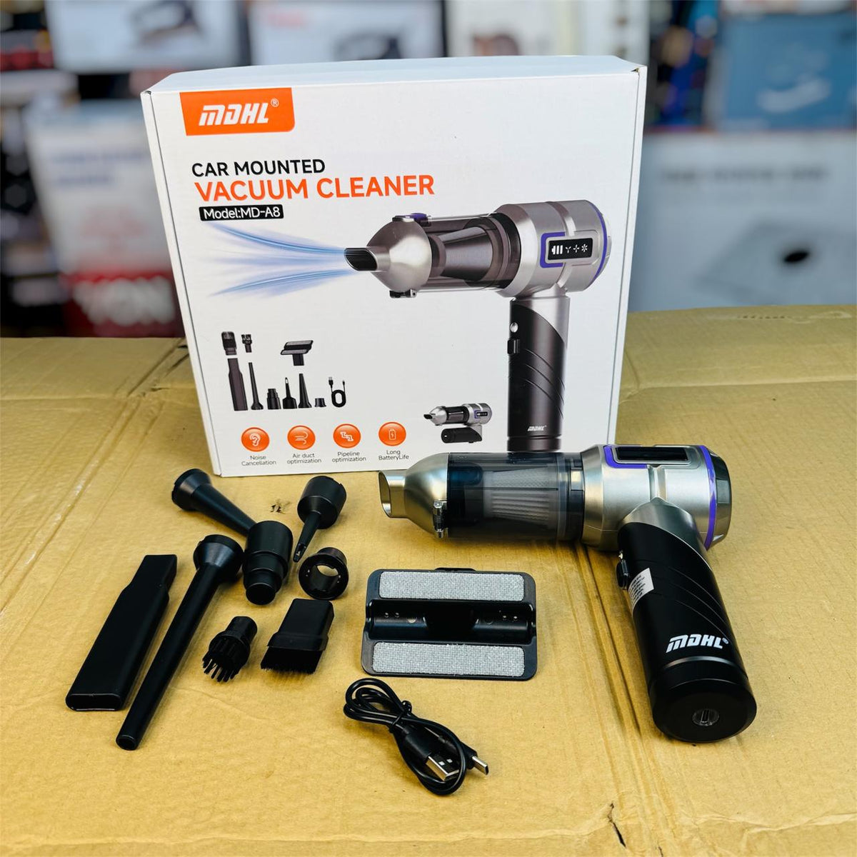 MDHL CAR VACUUM CLEANER AAND BLOWER MD-A8