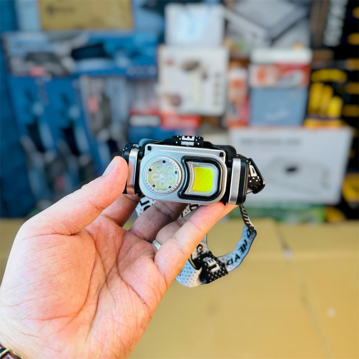 Rechargeable Head Torch HX-T60S – Lightweight LED Headlamp