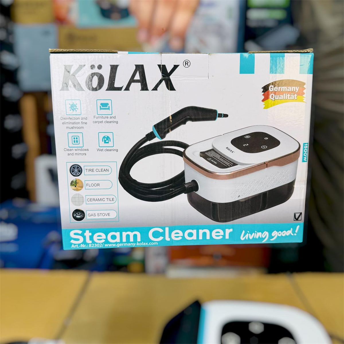 Kolax Steam Cleaner – Multi-Surface Household Steam Cleaner for Kitchen & Bathroom