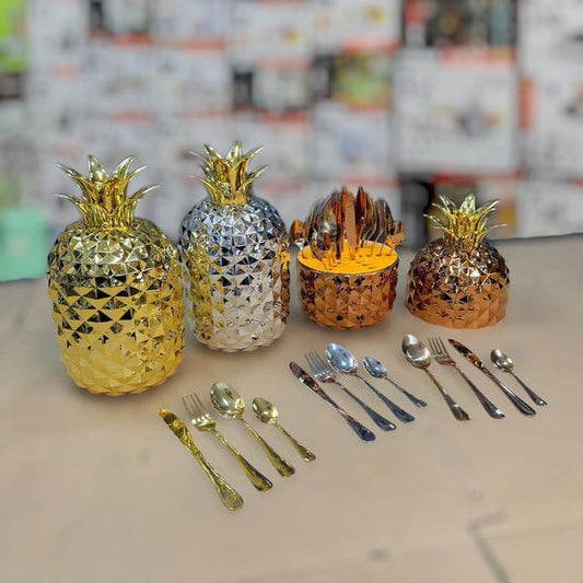 Pineapple 24 Piece Cutlery Set