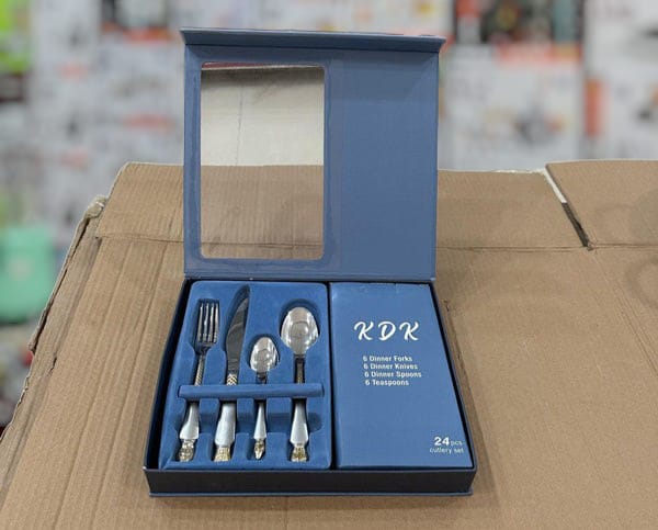 KDK 24pcs Stainless Steel Cutlery Set