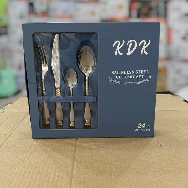 KDK 24pcs Stainless Steel Cutlery Set