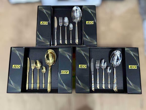 lot imported High Quality AYD stain Steel Cutlery Set of 36 pcs