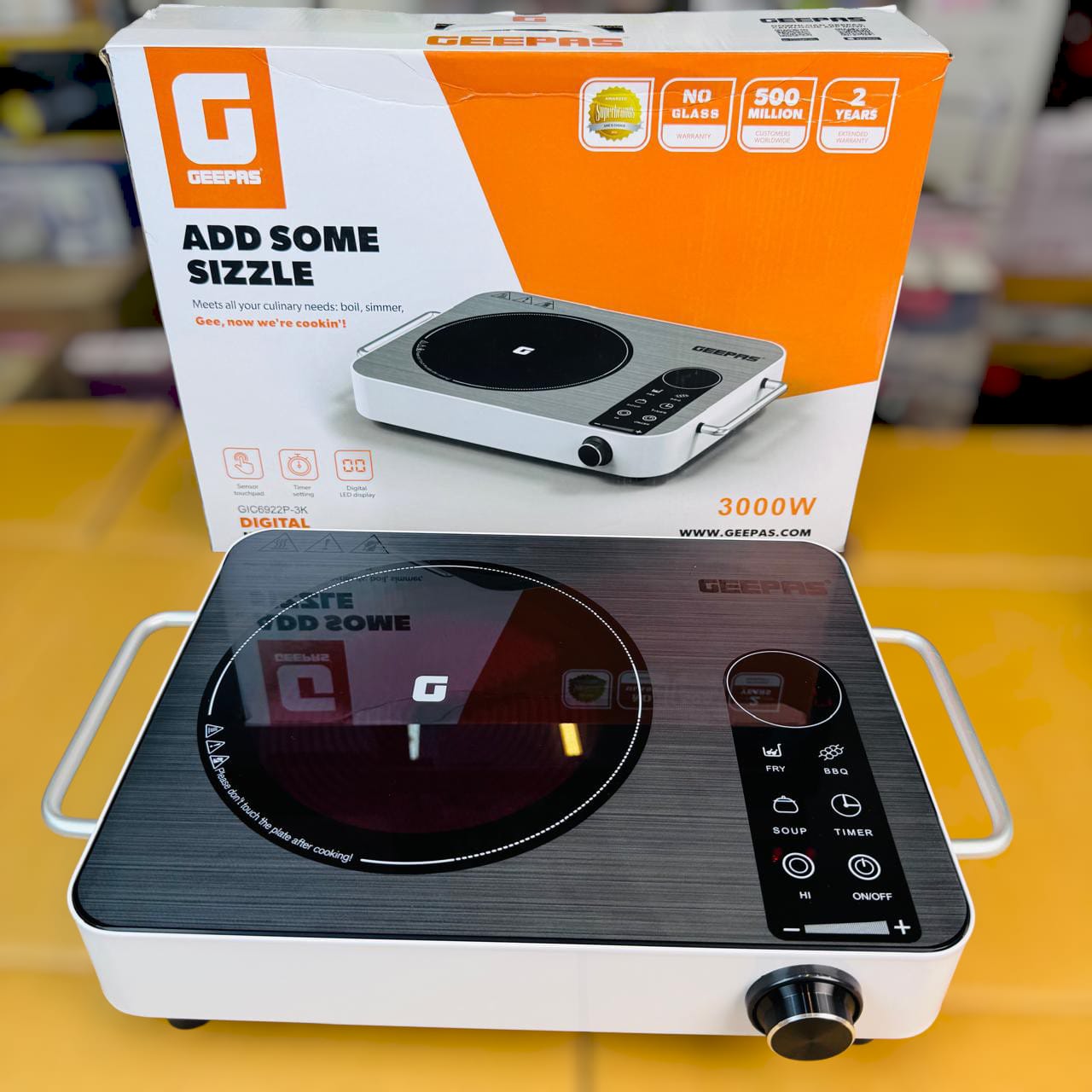 Geepas Digital hot plate Infrared Cooker
