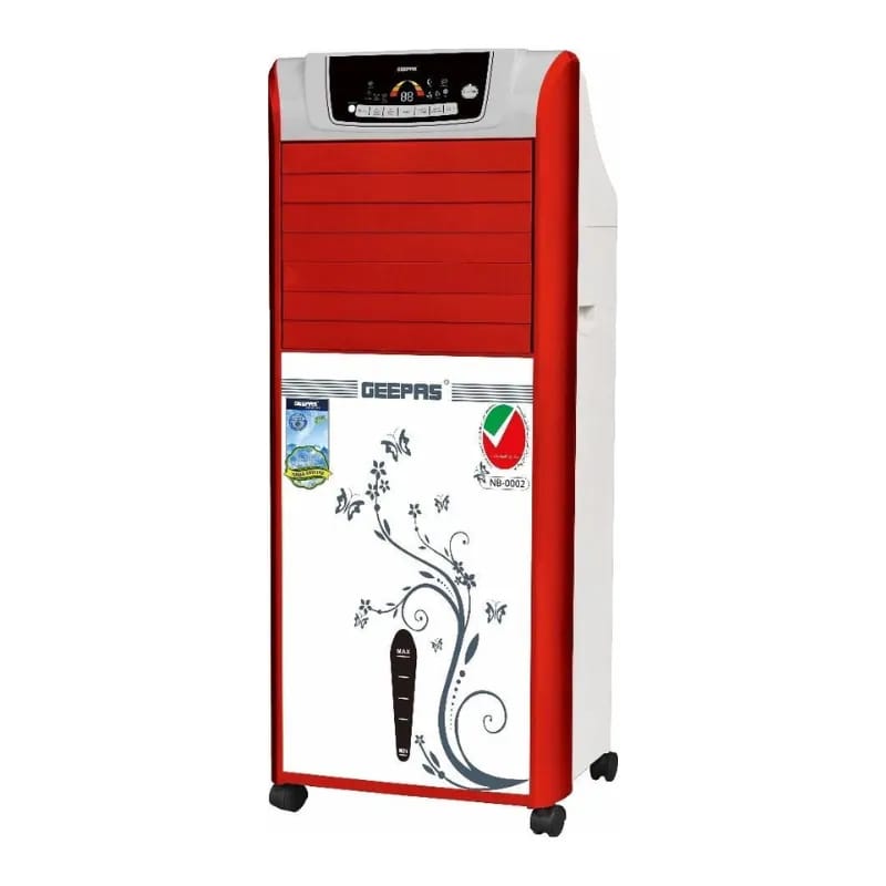 Geepas  Tower Air Cooler With Remote & LED Screen Control