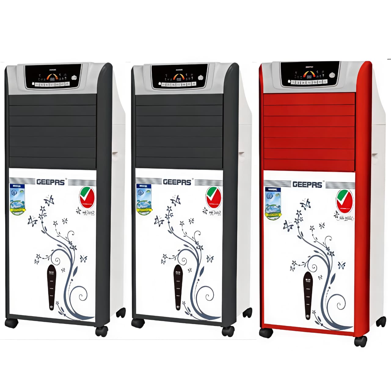 Geepas  Tower Air Cooler With Remote & LED Screen Control