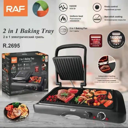 2 in 1 grill plate and griddle plate