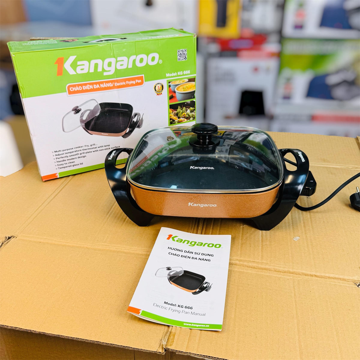 Kangaroo Electric Frypan KG-666