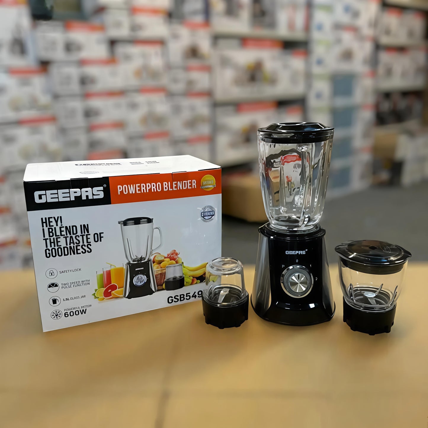 Geepas PowerPro Blender 5497 || Original Product + 2-Year Local Warranty