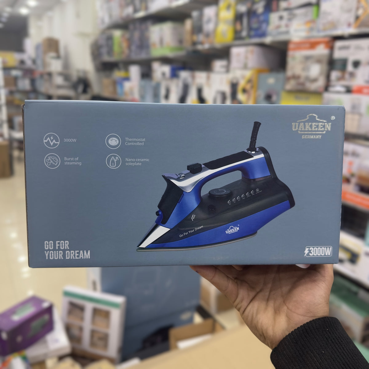 Uakeen Germany Steam Iron ZL-813A (Random colours)