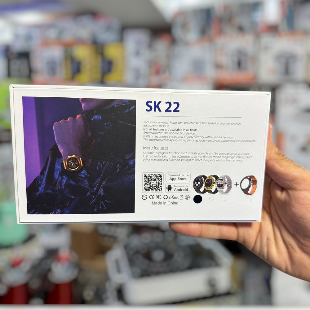 SK 22 2 in 1 Smart Watch With Bluetooth Calling