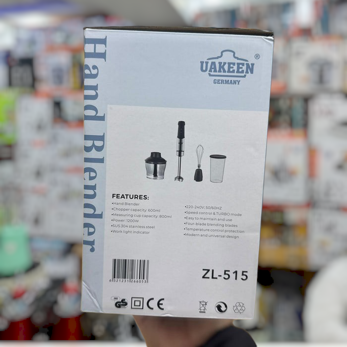 Uakeen Digital 4 in 1 Hand Blender Set ZL-515