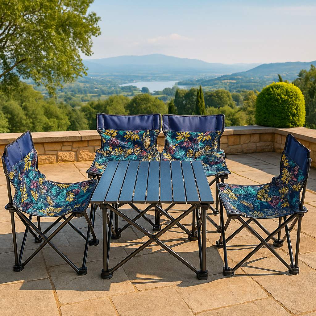 The Portable Folding Chair and Table Set | Camping chair And Table