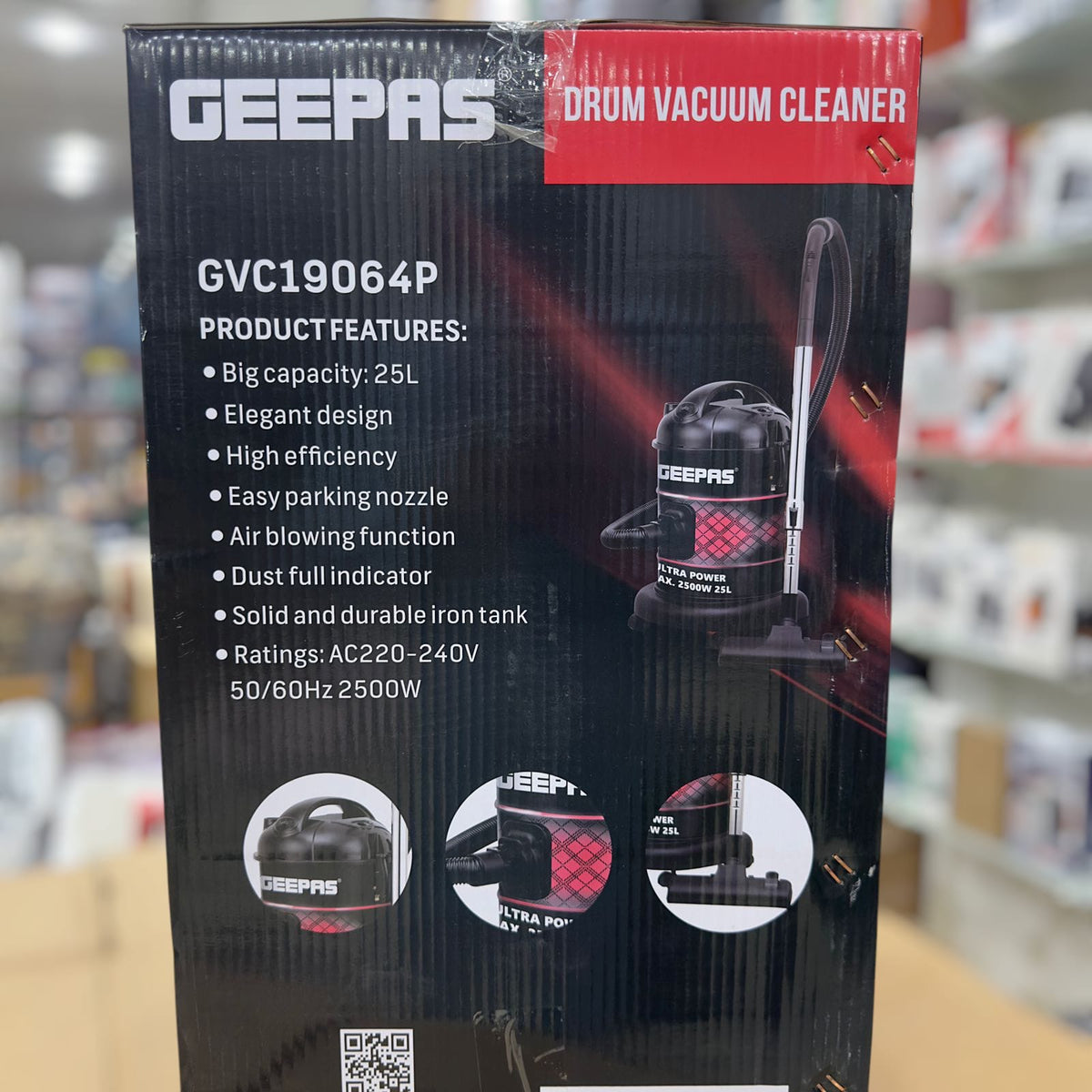 Geepas 19064 vacuum cleaner easy parking nozzle