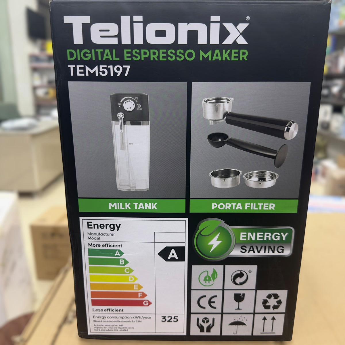 Telionix Digital Espresso,Latte & Cappuccino Maker