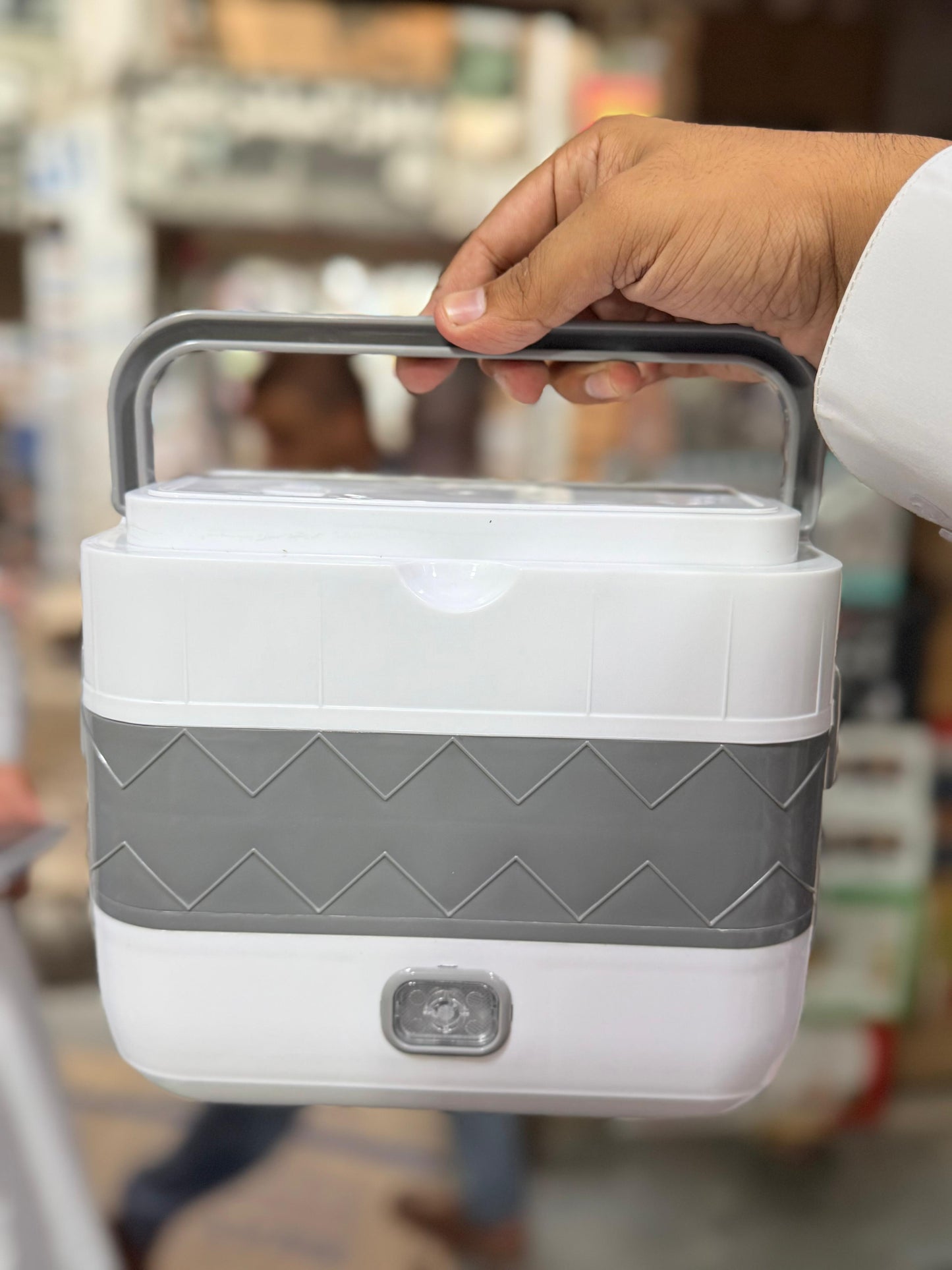 Double Layer 4-Pot Electric Lunch Box