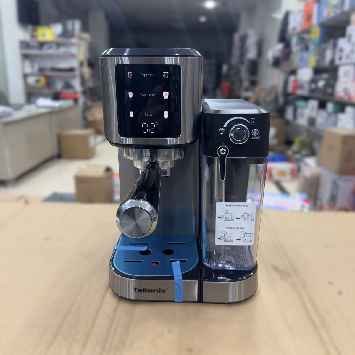 Telionix Digital Espresso,Latte & Cappuccino Maker