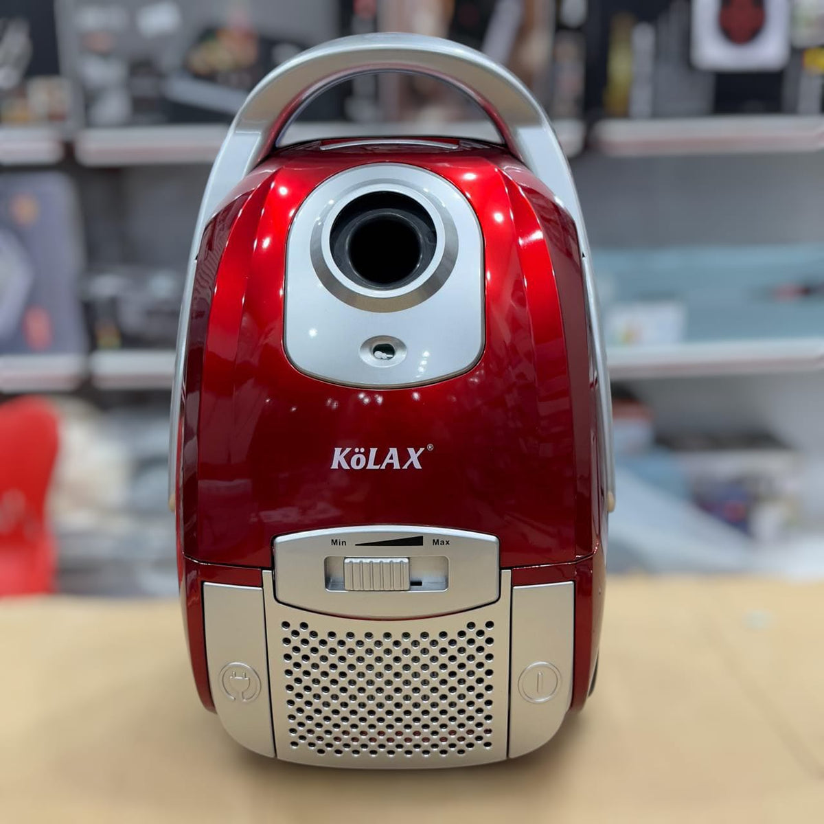 Kolax upright vacuum cleaner dust bin capacity