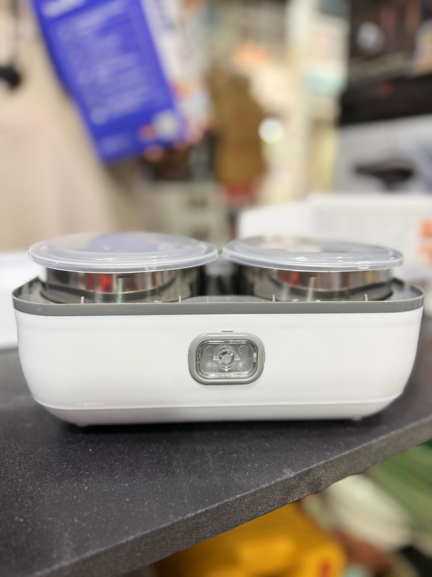 Double Layer 4-Pot Electric Lunch Box