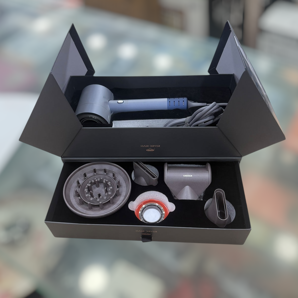Uakeen Leafless Super Hair Dryer Kit Set ZZ-011 ( styler )