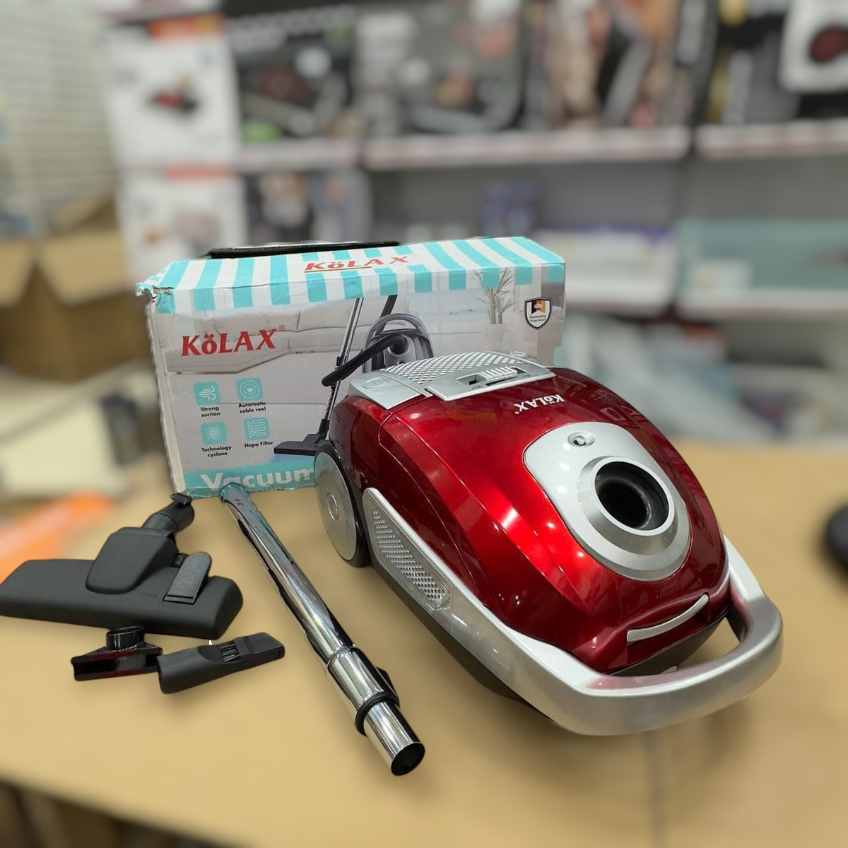 Kolax 752803 upright vacuum cleaner 4 liter