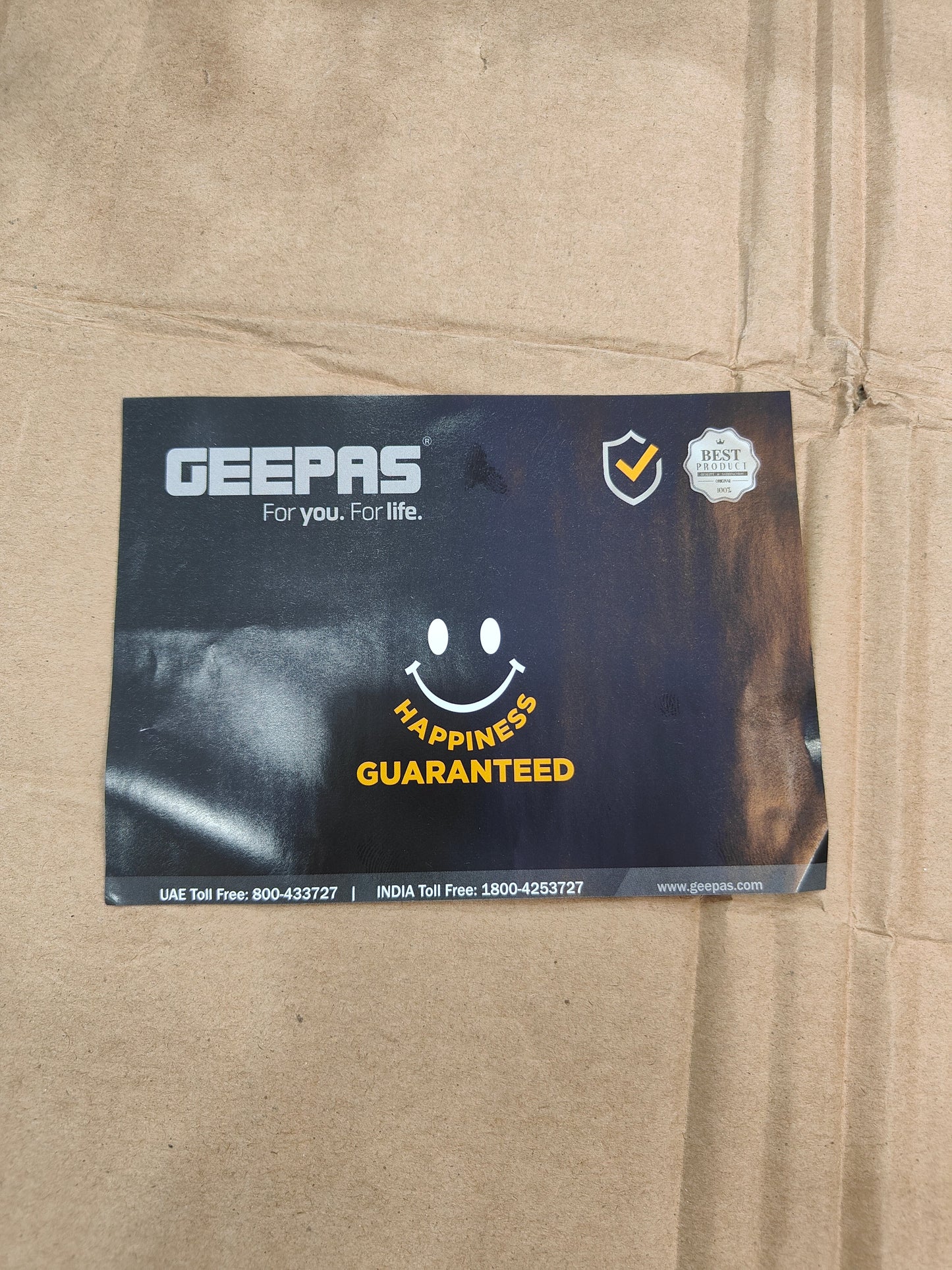 Geepas Electric Water Heating Faucet GWF61223P