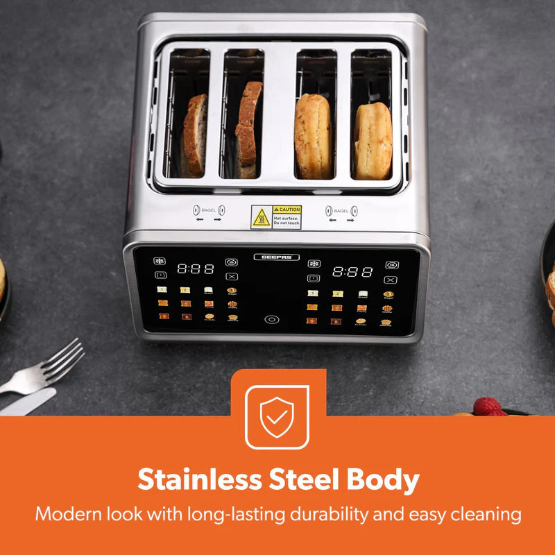 Geepas Digital 4 Slice Toaster  GBT 36569UK