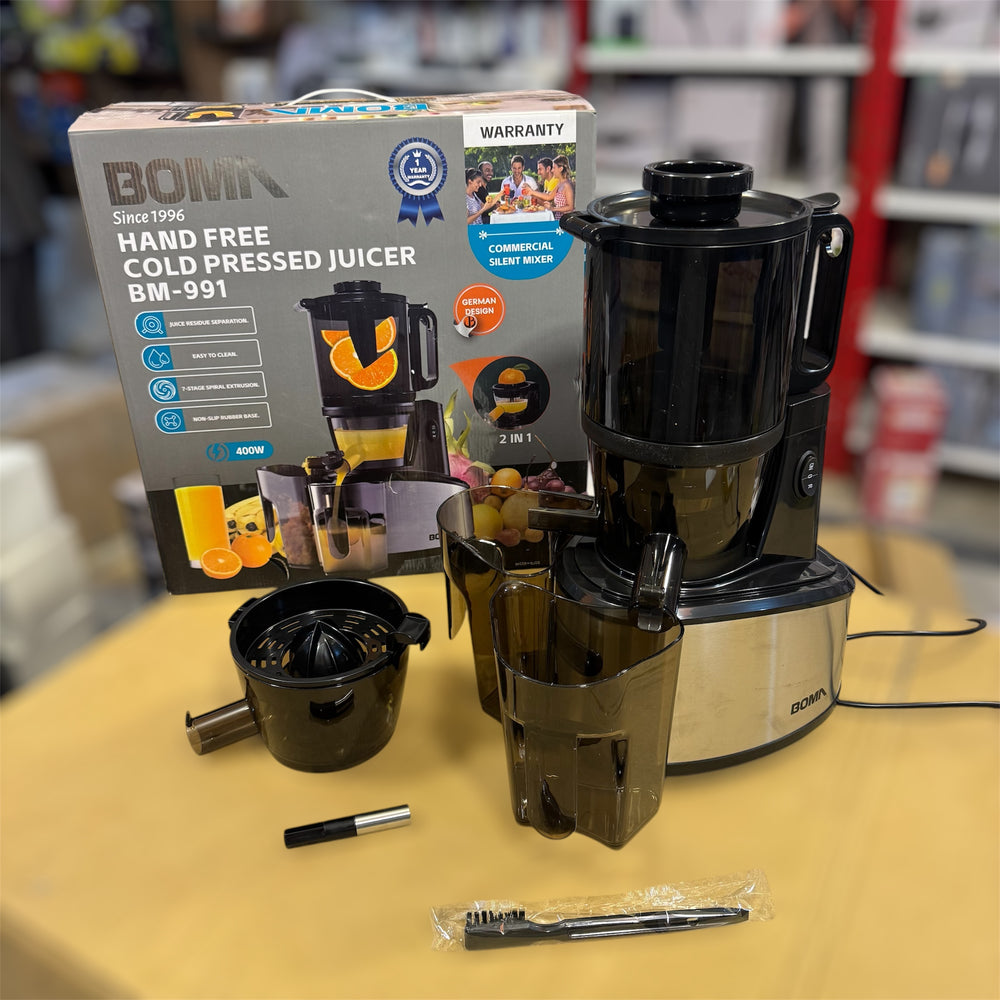 Boma 2 in 1 slow juicer & citrus ( full mouth Juicer) cold press juicer