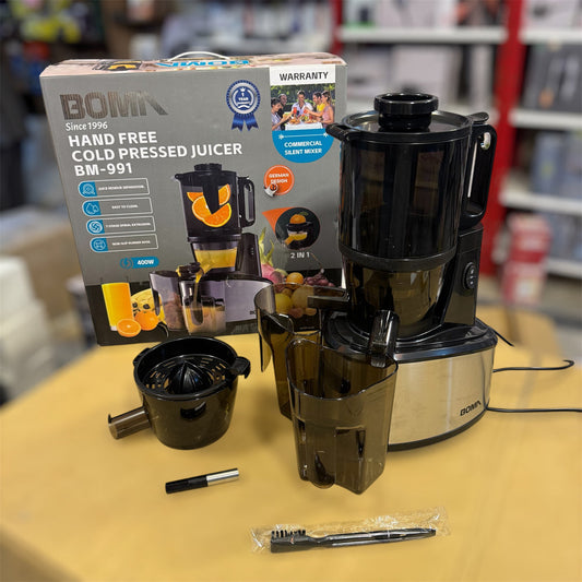 Boma 2 in 1 slow juicer & citrus ( full mouth Juicer) cold press juicer