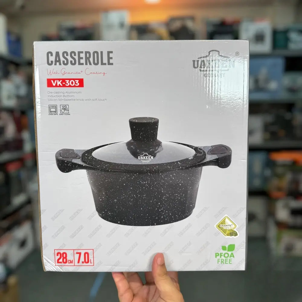 Uakeen 7L 28cm Casserole