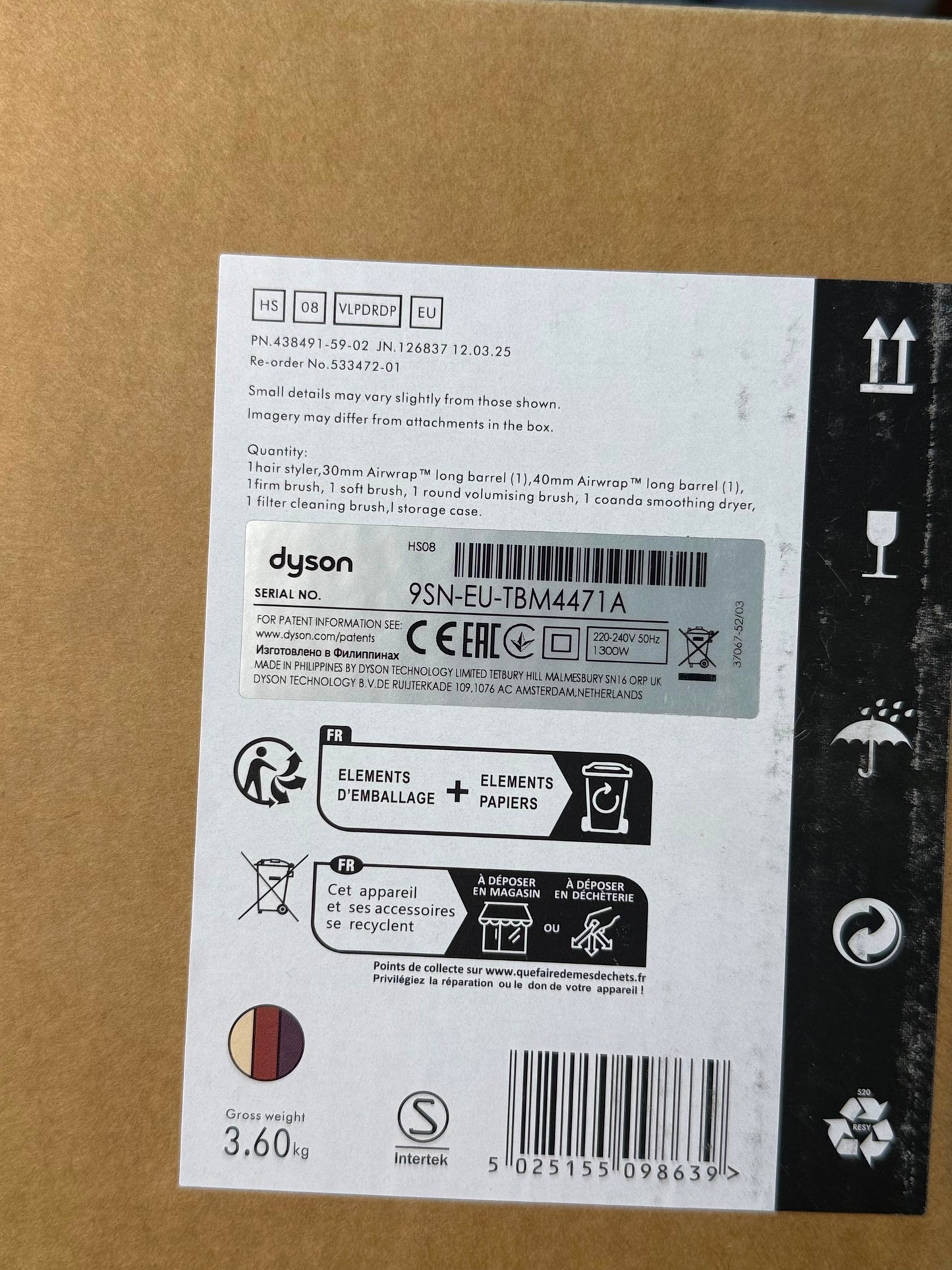 Dyson HS08 Airwrap Multi-Styler