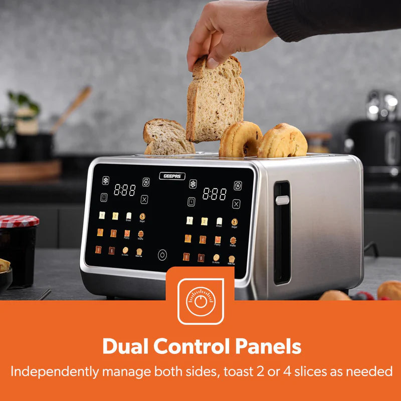 Geepas Digital 4 Slice Toaster  GBT 36569UK