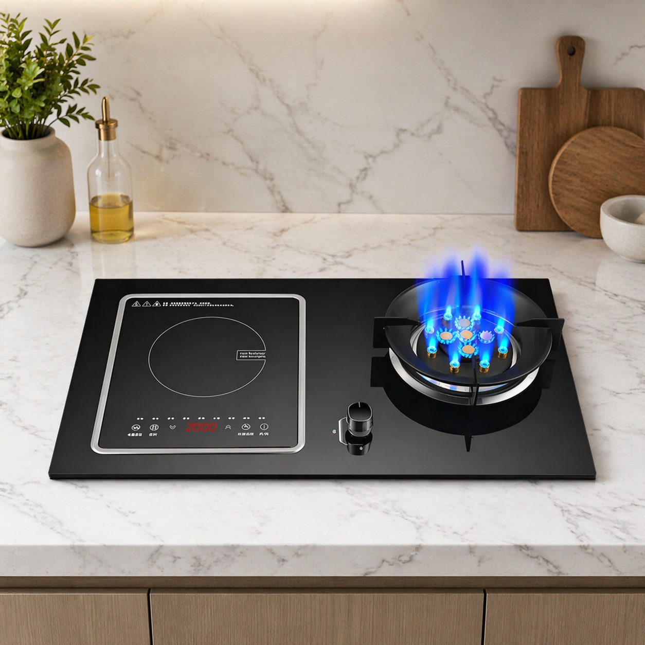Gas & electric 2 in 1 stove ( hot plate)