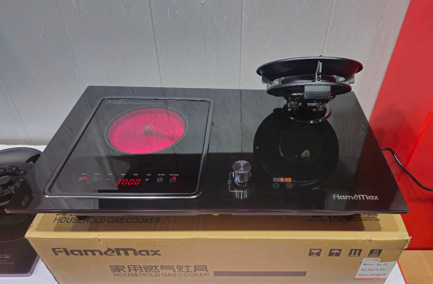 Gas & electric 2 in 1 stove ( hot plate)