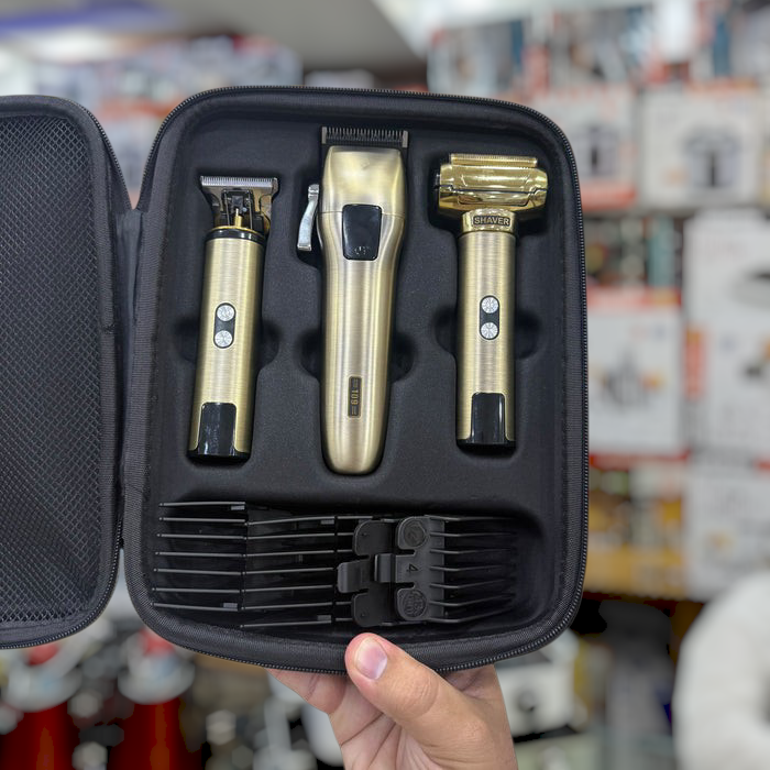 Premium 3 in 1 Waterproof Grooming Kit Model-109 ( hair trimmer set)