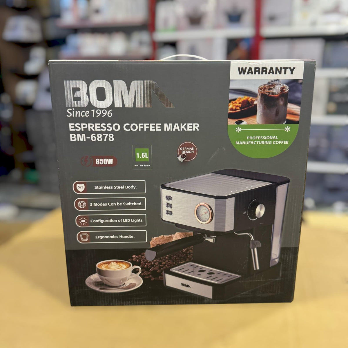 Boma Espresso Coffee Maker BM-6878 coffee espresso