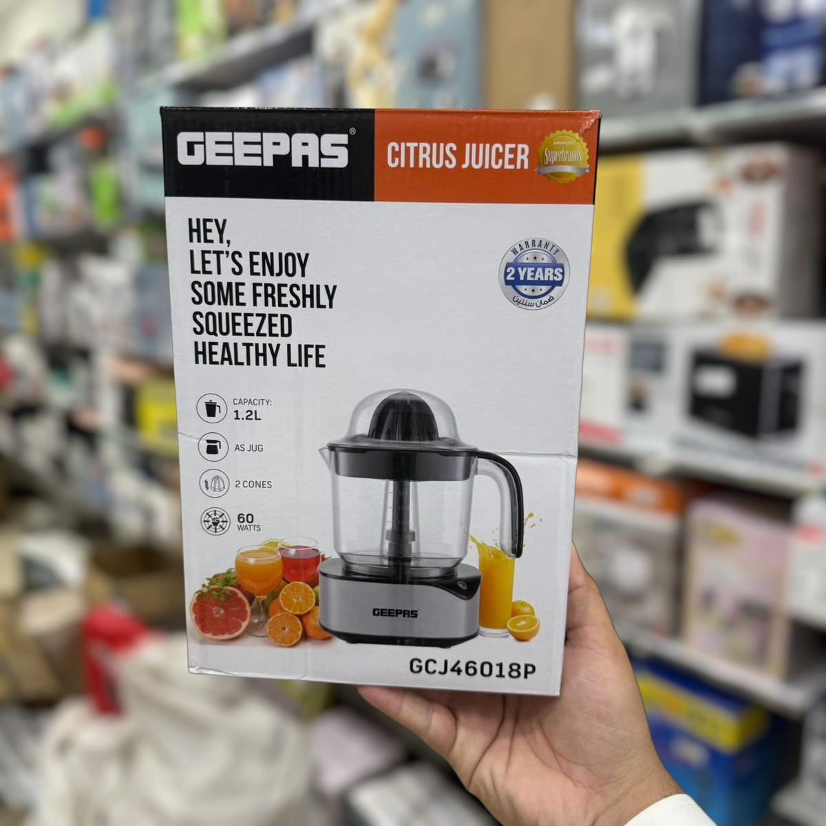 Geepas Citrus Juicer 46018P