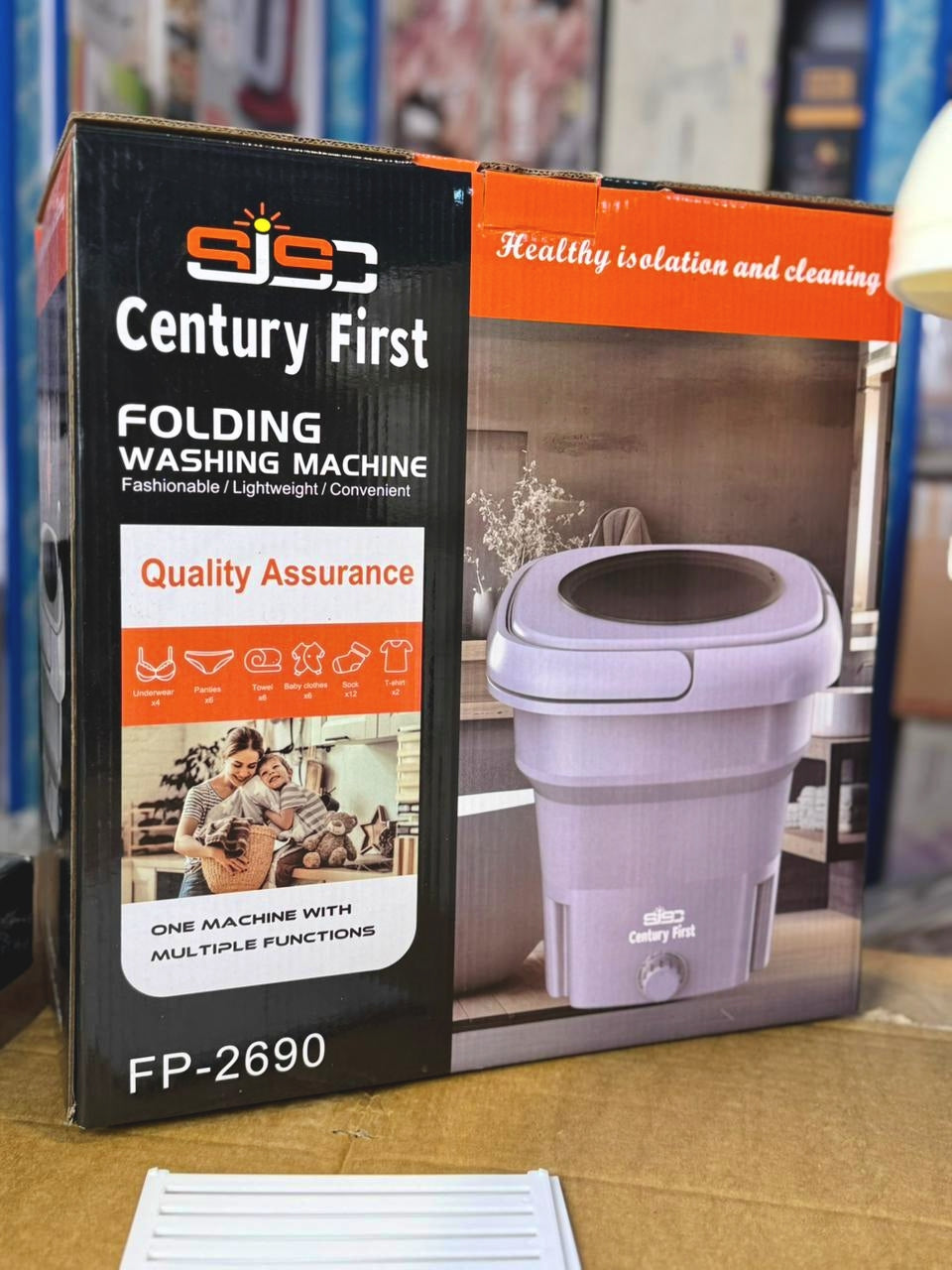 Electric folding washing machine 18L
