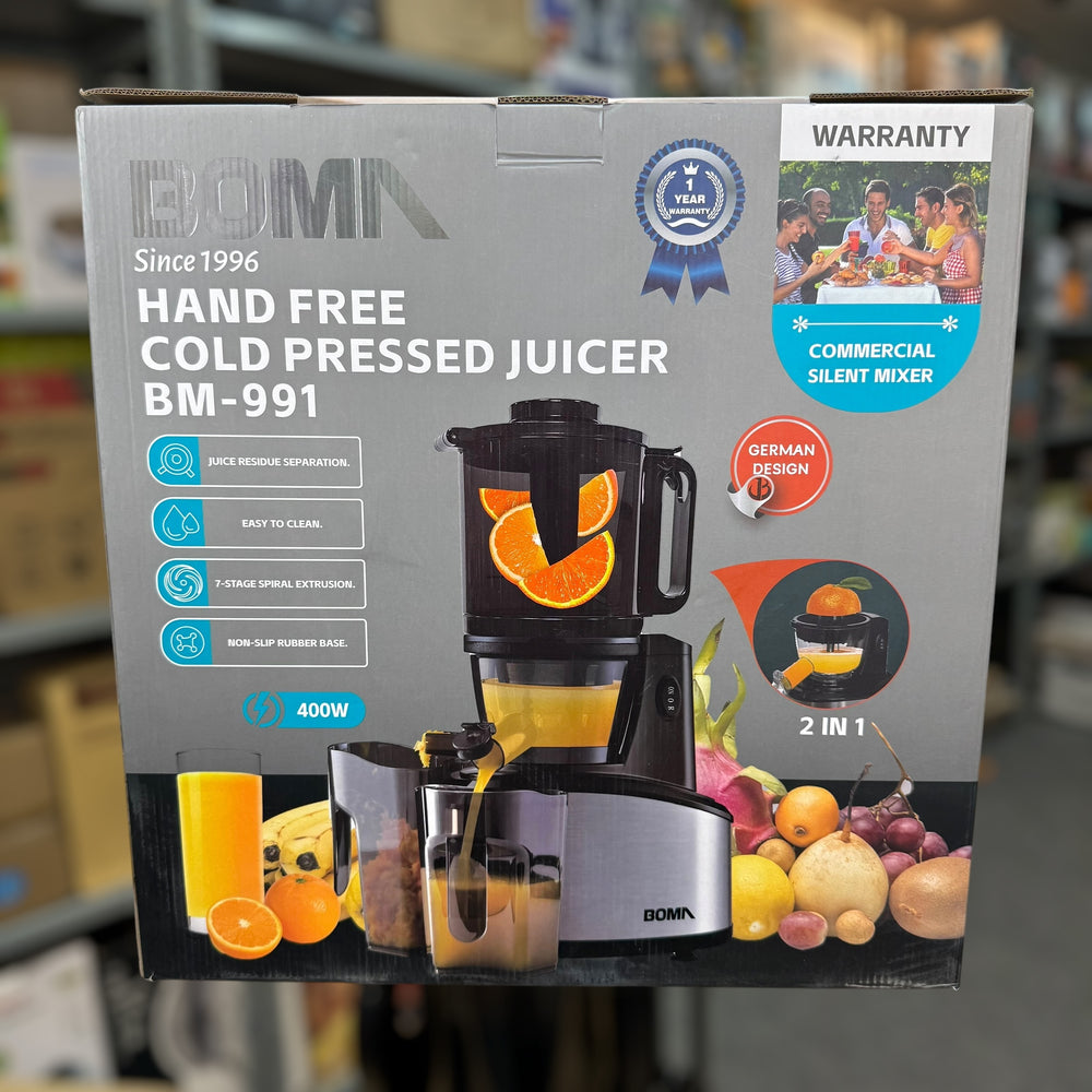 Boma 2 in 1 slow juicer & citrus ( full mouth Juicer) cold press juicer