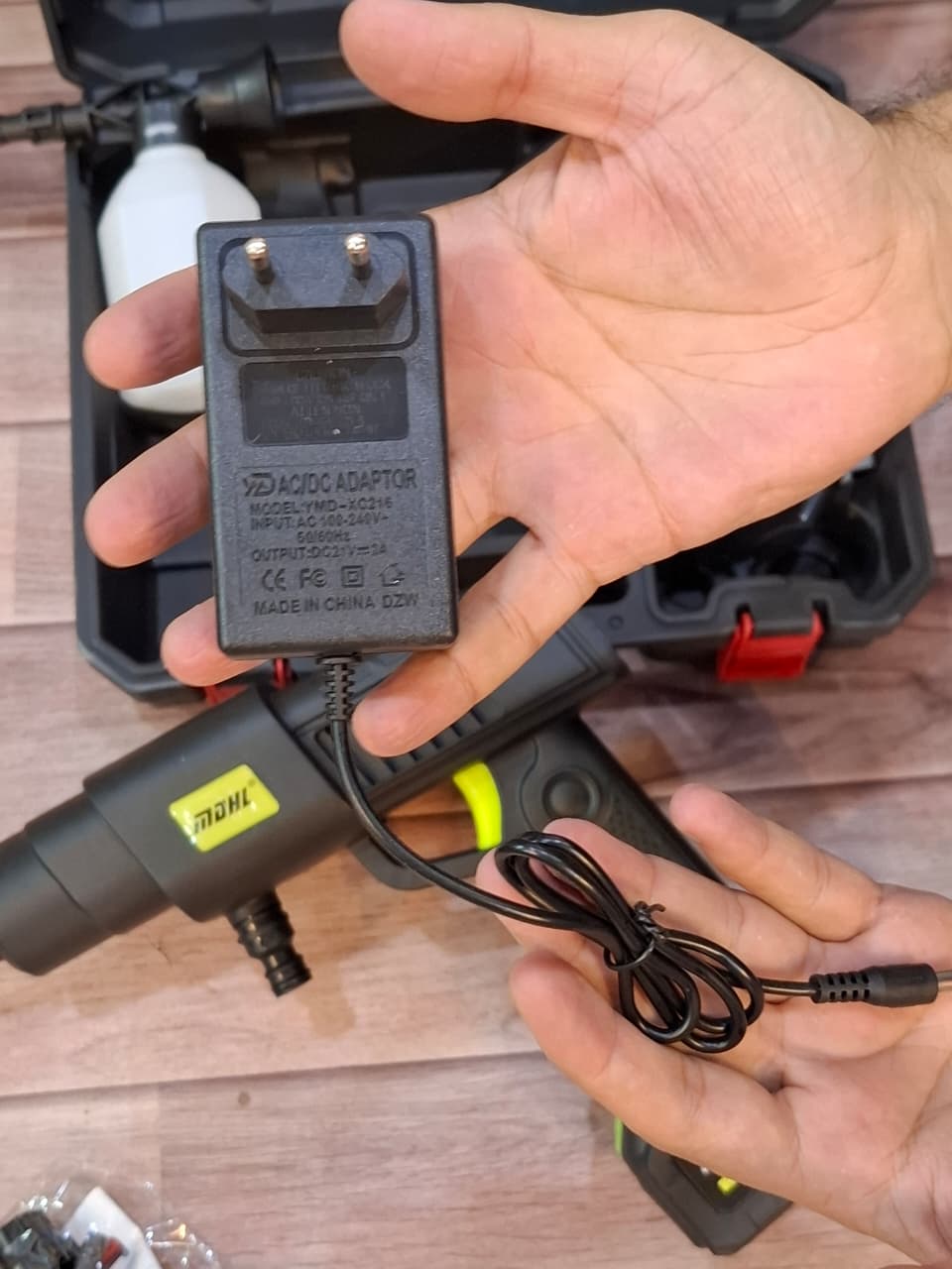 MDHL touch solar & car  pressure washer 48v battery