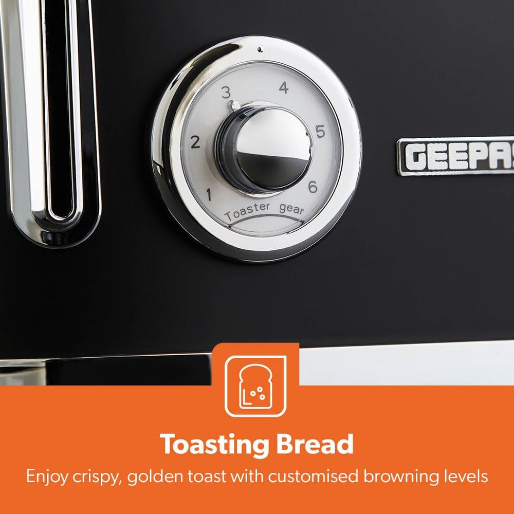 Geepas 4-Slice Toaster GBT36564 ( 2 year warranty)