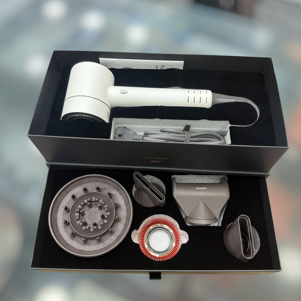 Uakeen Leafless Super Hair Dryer Kit Set ZZ-011 ( styler )