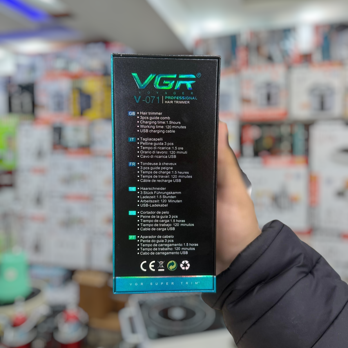 VGR Professional Hair Trimmer V-071