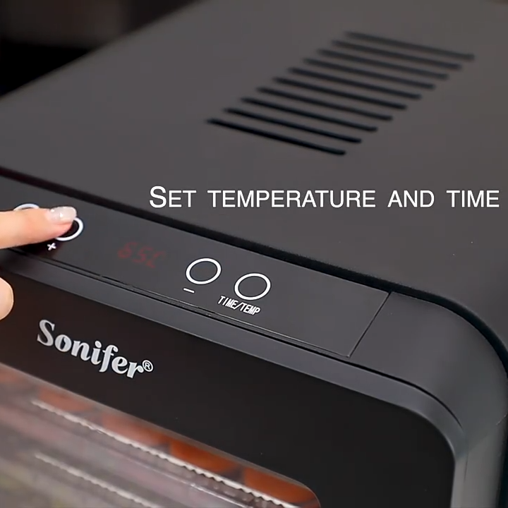 Sonifer SF-4006 digital electric food dehydrator machine 6 trays