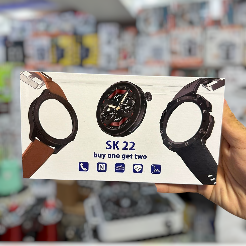 SK 22 2 in 1 Smart Watch With Bluetooth Calling
