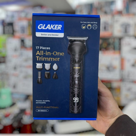 GLAKER Hair Clipper and 6-in-1 Grooming Kit JM-700UU-6