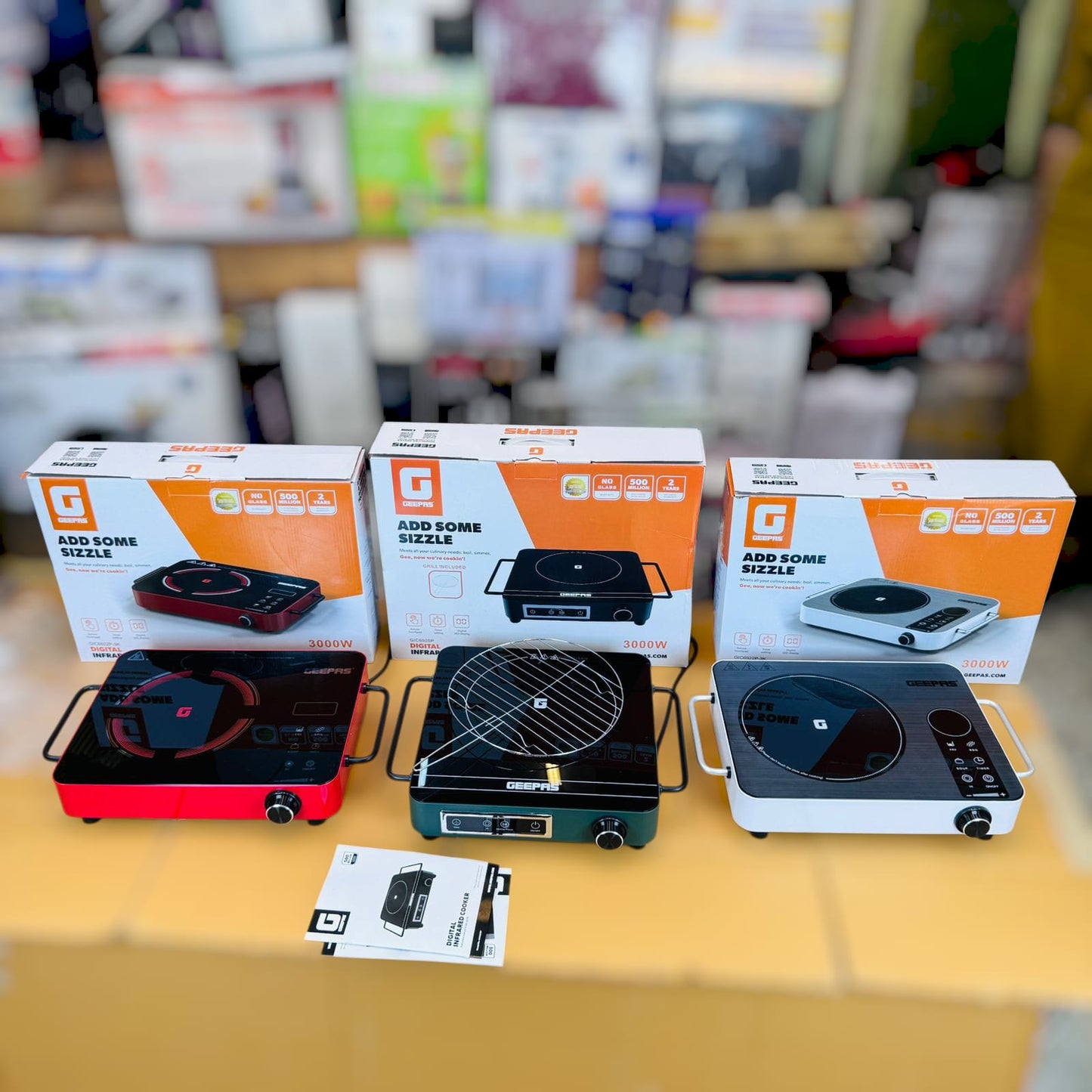 Geepas Digital hot plate Infrared Cooker